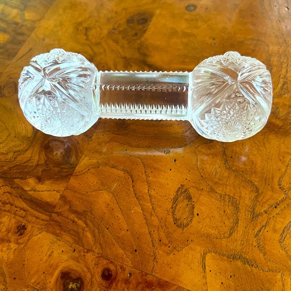 Rare Antique cut crystal knife rest - Picture 1 of 6